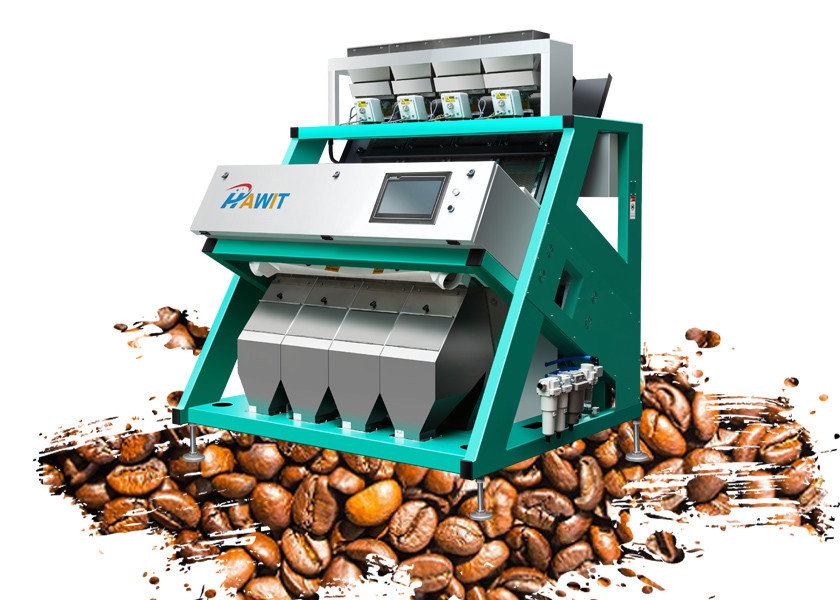 I tri chicchi di caffè cromatici colorano automatico pieno intelligente del selezionatore